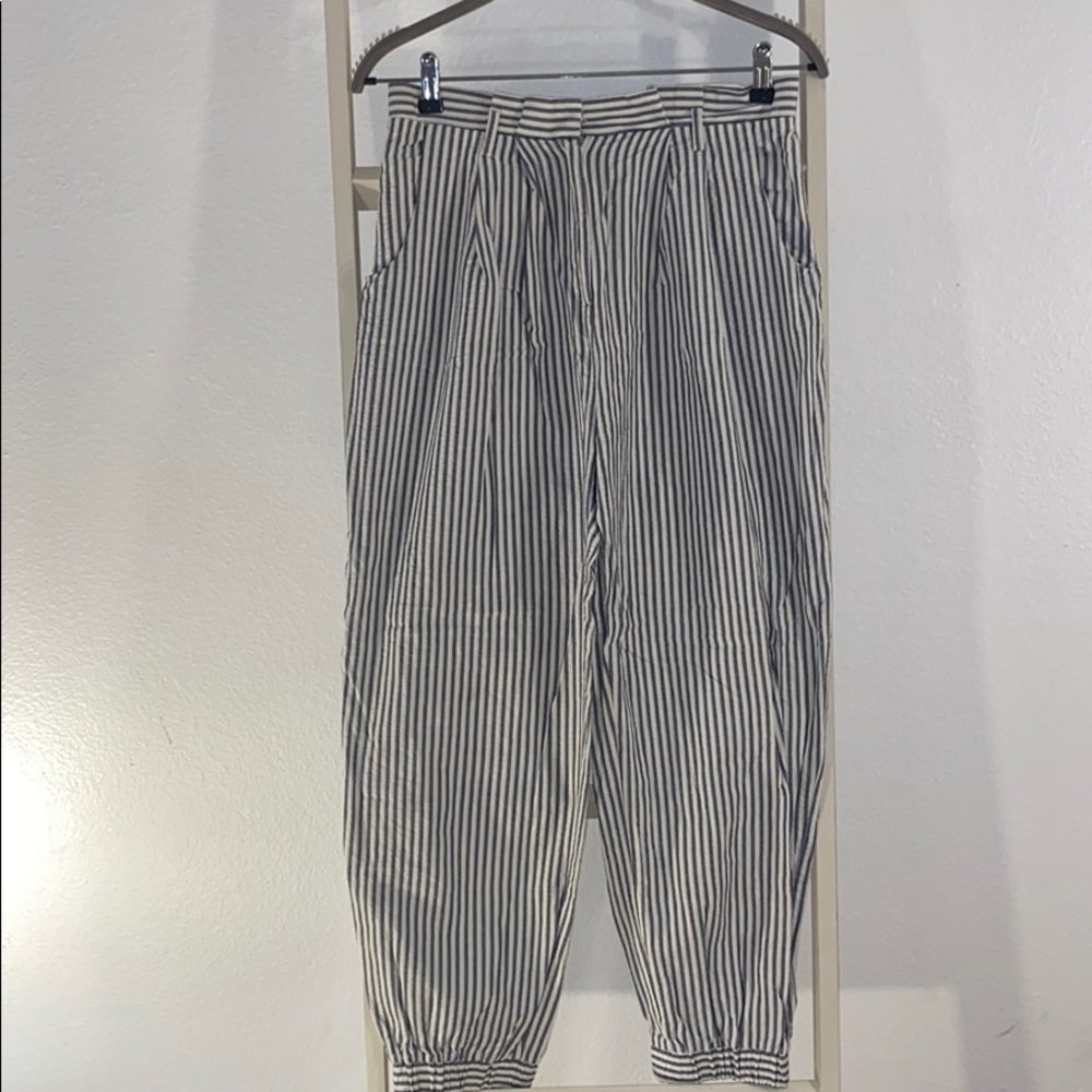 Zara striped joggers